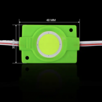 LED модуль BRT COB 2.4Вт круглий GREEN 12В IP65 Зелений